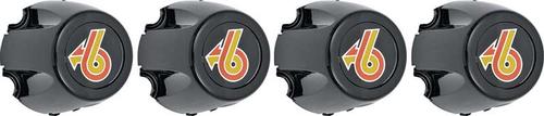 748632 - 1986-87 Buick Grand National; Wheel Hub Cap & Turbo Emblem Set; Set of 4