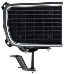 1968 Camaro Rally Sport Headlight Door Assembly; with Black Door; RH Passenger Side