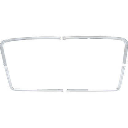 748845 - 1967-1972 Chevy, GMC Pickup Truck; Interior Headliner Trim Molding Set; Chrome; 4 Piece Set