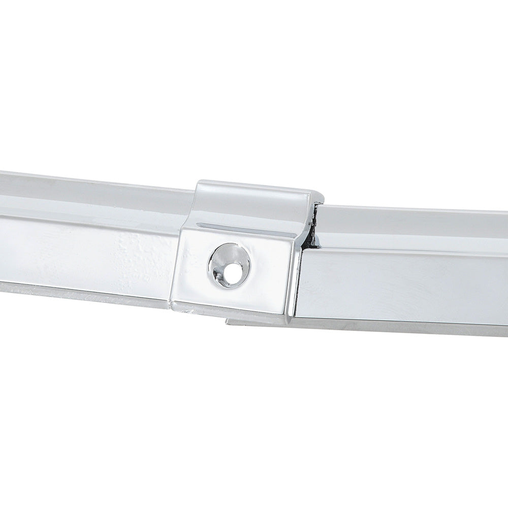 748845 - 1967-1972 Chevy, GMC Pickup Truck; Interior Headliner Trim Molding Set; Chrome; 4 Piece Set