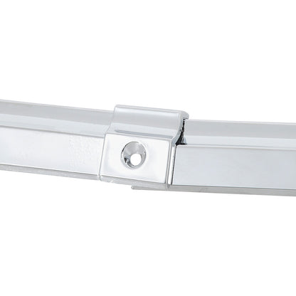 748845 - 1967-1972 Chevy, GMC Pickup Truck; Interior Headliner Trim Molding Set; Chrome; 4 Piece Set