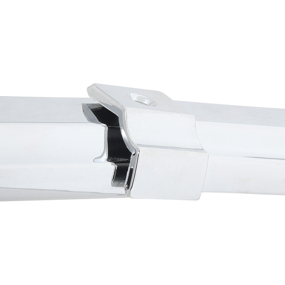 748845 - 1967-1972 Chevy, GMC Pickup Truck; Interior Headliner Trim Molding Set; Chrome; 4 Piece Set