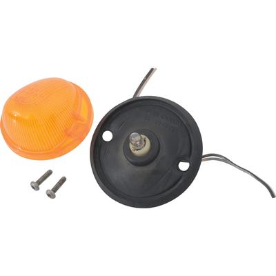 1973-91 Chevy, GMC Pickup Truck; Roof Marker Lamp Assembly; Amber Lens; with Hardware & Wiring; Each
