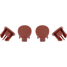 1987-93 Ford Mustang; Arm Rest Plug Set; Scarlet Red: LH and RH