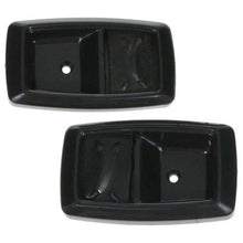 1979-93 Ford Mustang; Interior Door Handle Bezels; Black