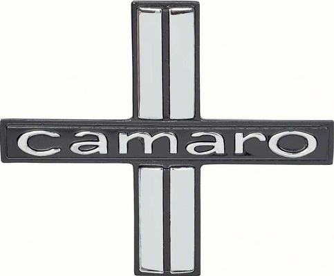 7698289 - 1967 Camaro; Door Panel Emblems ; with Deluxe Molded Door Panels ; Pair