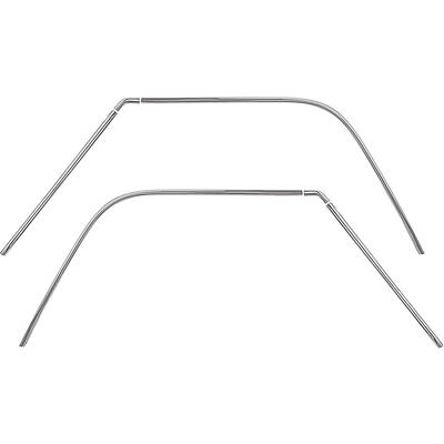 7722310K - 1968-72 El Camino, 1971-72 Sprint; Roof Drip Molding Set; LH and RH; 6 Piece