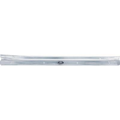 7728956 - 1968-79 Nova, Ventura, Omega, Skylark; Door Sill Plate; 2 Door; w/Rivited Emblem; RH Passenger Side