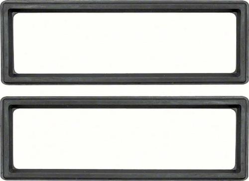 1968-69 Chevy II, Nova; Molded Rubber Tail Lamp Bezel to Body Gaskets; Pair