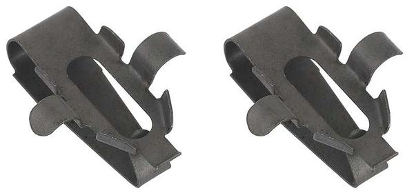 1968-73 Buick, Chevy, Pontiac, Oldsmobile; Door Latch Rod Retaining Clips; Front & Rear Door; Pair; Various Models