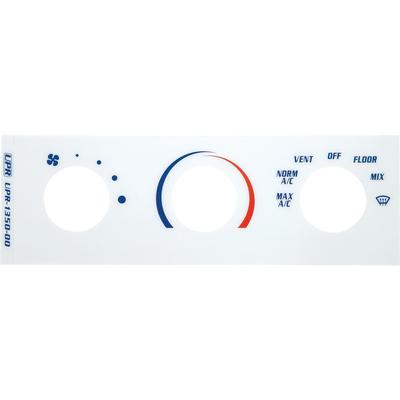 1994-00 Ford Mustang; AC Panel Insert; White Face