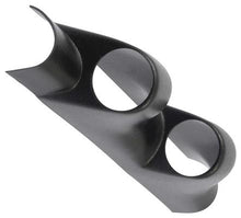 1994-02 Ford Mustang; Coupe; Dual 2-1/6" A-Pillar Post Gauge Mount Pod; Black