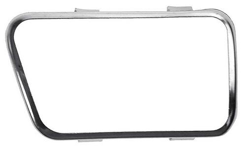1965-77 Ford, Mercury; Clutch Pedal Trim Bezel; Manual Trans; Stainless Steel; Various Models