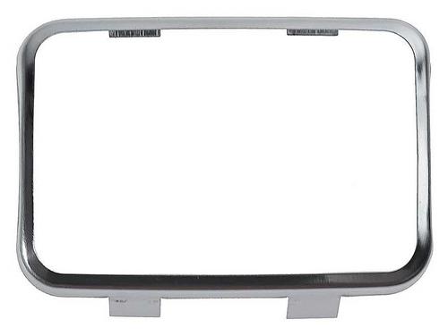 1969-73 Mustang, Cougar; Clutch Pedal Trim Bezel; Manual Trans; Stainless Steel