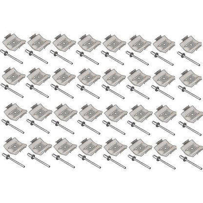8129318B - 1967-68 Ford F100, F 250; Molding Clip Set; Fender Door & Body Side; For 1-1/4