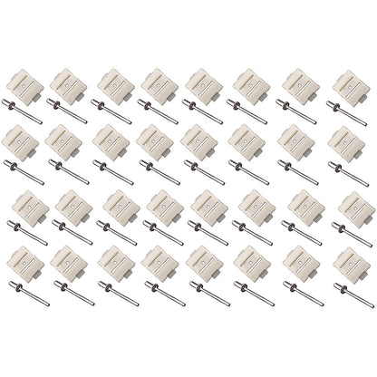 8129318D - 1968-72 Ford F100, F 250; Molding Clip Set; Fender Door & Body Side; For 1-1/4