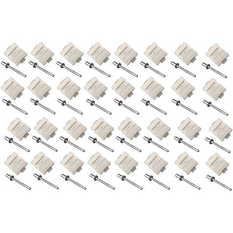 8129318D - 1968-72 Ford F100, F 250; Molding Clip Set; Fender Door & Body Side; For 1-1/4