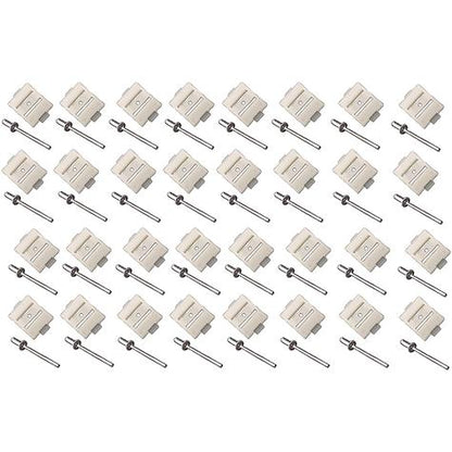 8129318D - 1968-72 Ford F100, F 250; Molding Clip Set; Fender Door & Body Side; For 1-1/4