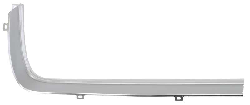 8190AR - 1967-68 Mustang; Grille Opening Molding Panel; Wide; Aluminum; Passenger Side