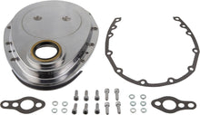 Company R6040 Polished Aluminum Timing Cover for Small Block Chevy
