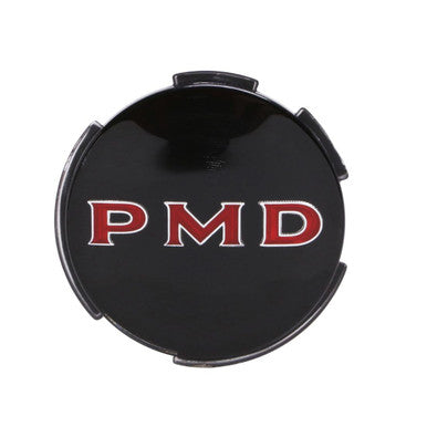 Trim Parts Pontiac Wheel Cover 2 3/4” Diameter W/Black Background "PMD" Emblem, Each - (8202)