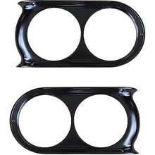 1960-66 GMC Truck, Suburban; Bezel; Headlamp; Paint To Match; Pair