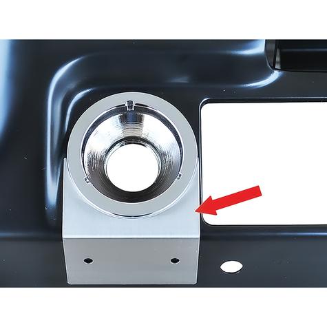 1968-72 Chevrolet; GMC; Truck; Suburban; Blazer; Jimmy; Ignition Switch Dash Scratch Guard; Stainless Steel