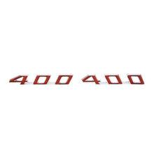 Trim Parts 1967-69 Pontiac Firebird Hood "400" Emblem W/Fasteners, Pair - (8500)