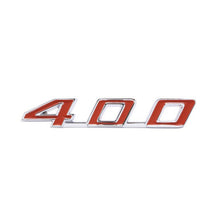 Trim Parts 1967-69 Pontiac Firebird Trunk "400" Emblem W/Fasteners, Each - (8510)