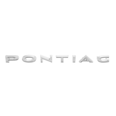Trim Parts 1967-69 Pontiac Firebird Trunk Lid “PONTIAC” Letters W/Fasteners Set - (8511)