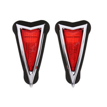 Trim Parts 1968 Pontiac Firebird Rear Quarter Lamp Lens Assembly, Pair - (8524)