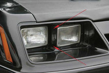 1983-86 Ford Mustang; Headlight Divider Bars