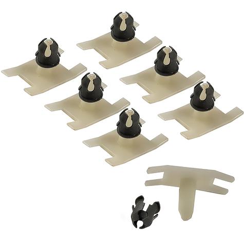 85L132 - 1979-86 Ford Mustang All, 1983-86 Convertible; Belt Molding Retainer & Barrel Nuts; 14 Pieces; On Door