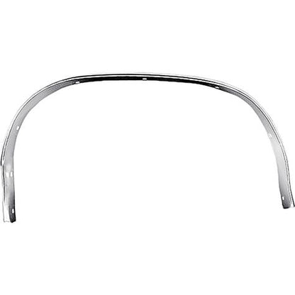 8702561 - 1970-72 Chevelle, Malibu, Rear Wheel Opening Molding; 2-Door Hardtop & Convertible; with Hardware; LH Driver S