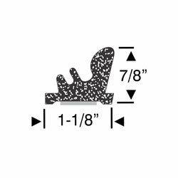 7/8" Peel-N-Stick Weatherstrip - 10ft