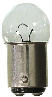 Bayonet 6 CP Clear Bulb; G-6 Double Contact; 12-volt