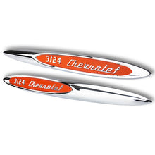 Trim Parts 1957 Chevrolet Truck Front Fender"3124" Spear Emblem, Pair - (9051)