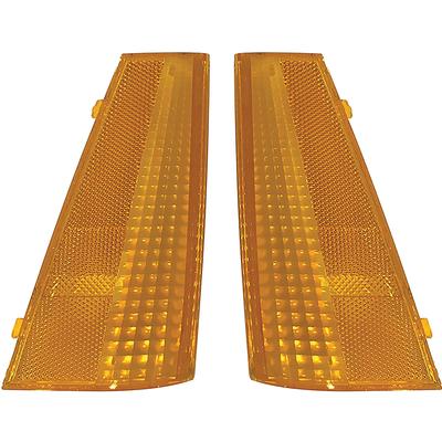 1980-81 Chevrolet El Camino, Malibu, GMC Caballero; Front Side Marker/Corner Lamp Assemblies; Amber; LH and RH