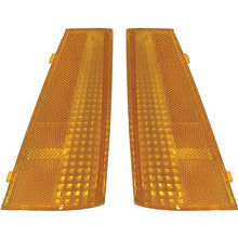 1980-81 Chevrolet El Camino, Malibu, GMC Caballero; Front Side Marker/Corner Lamp Assemblies; Amber; LH and RH