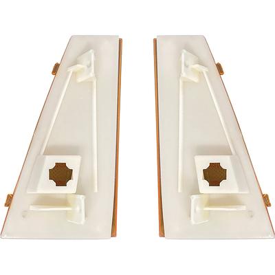 1980-81 Chevrolet El Camino, Malibu, GMC Caballero; Front Side Marker/Corner Lamp Assemblies; Amber; LH and RH