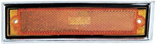 1981-91 Chevy, GMC Truck; Front Side Marker Lamp; Amber; With Polished Trim Bezel and Gasket; RH, Passenger Side