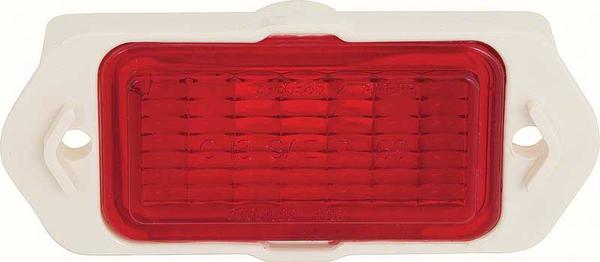 1969 Camaro, Chevelle; Rear Side Marker Lens; Red; RH or LH; Each