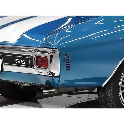 1970 Bel Air, Biscayne, Impala, Caprice; 1970-72 Chevelle; Rear Side Marker Lamp Lens Assembly; RH Passenger Side