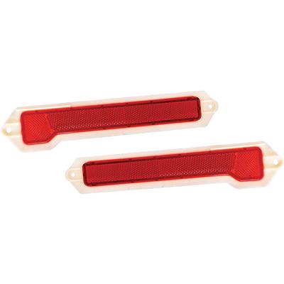 1970-72 Chevrolet Monte Carlo; Rear Side Marker Lamp Assemblies; Red; LH and RH