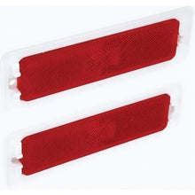 1970-74 Nova, Ventura; Rear Quarter Side Marker Lens; Red; Pair