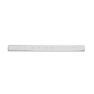 Trim Parts 1964-66 Chevy Truck Glove Box Door Chrome “Chevrolet” Emblem, Each - (9340A)