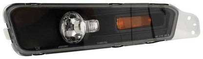2005-09 Ford Mustang; Factory Style Front Bumper Lights; Black Housing/Clear Lens