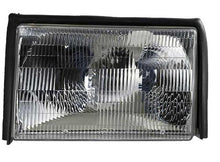 1987-93 Ford Mustang; Headlamp Assembly; Without Bulb; LH Driver Side