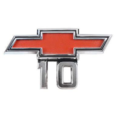 Trim Parts 1967-68 Chevrolet Truck Front Fender  “10” Emblem W/Fasteners, Pair - (9525)