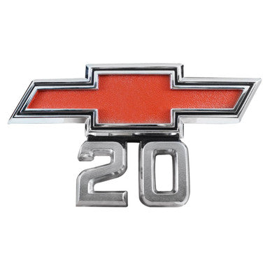 Trim Parts 1967-68 Chevrolet Truck Front Fender  “20” Emblem W/Fasteners, Pair - (9526)